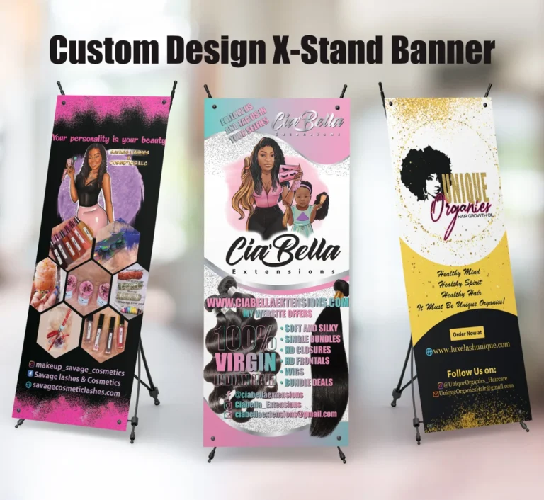 X Stand Display Banner - Image 1
